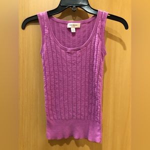 Fuchsia knit tank by Isaac Mizrahi for Target